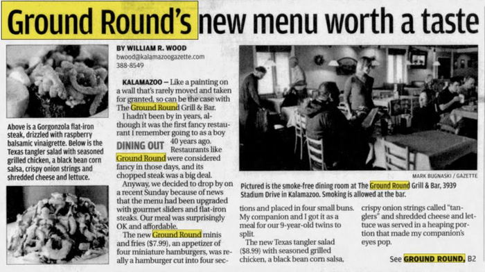 Ground Round - Oct 24 2008 Article (newer photo)